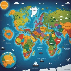 Geografie Umană: Țări și Capitale – Capitalele și Țările Lumii Sunt Esențiale în Geografie. Învață despre Localizarea și Caracteristicile Lor!